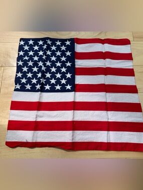USA Flag July 4th Independence Day Cotton Kerchief Bandanna